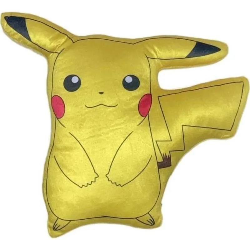 Cuscino Pikachu Pokémon Peluche 3D 24 cm Licenza Ufficiale