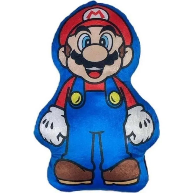 Cuscino Nintendo Super Mario Bros Peluche 3D 33 cm