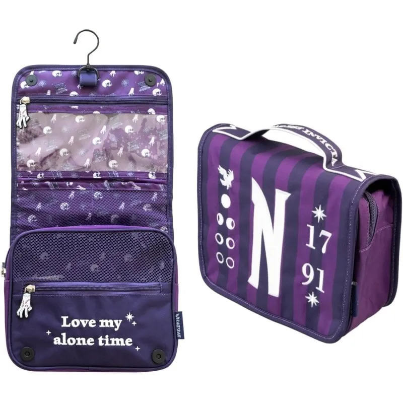 Beauty Case da Viaggio Wednesday Mundo Series Design Gotico Compatto
