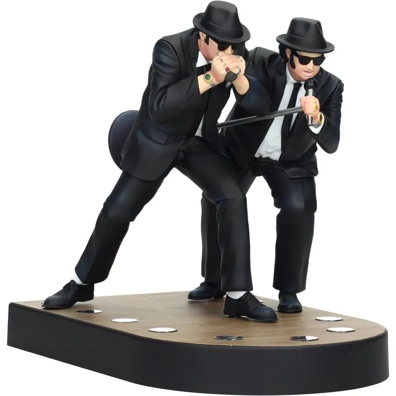Diorama SD Toys Blues Brothers Jake Elwood Figure PVC Luce 18 cm