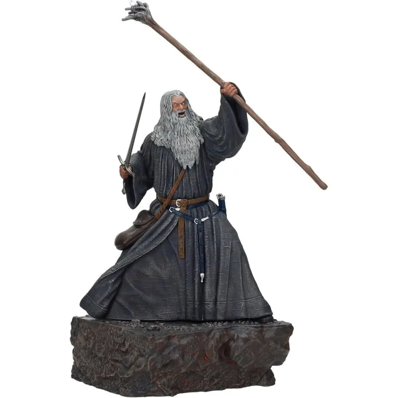 Statua Gandalf SD Toys Movie Icons 18 cm PVC Il Signore degli Anelli