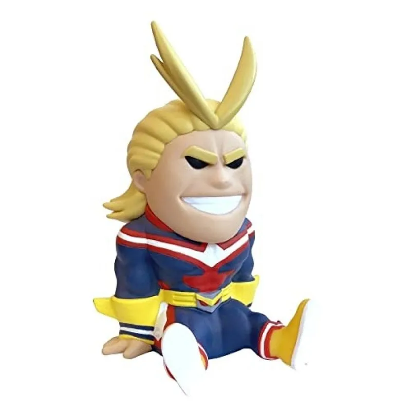 Salvadanaio Plastoy All Might My Hero Academia PVC 17cm Scatola Trasparente