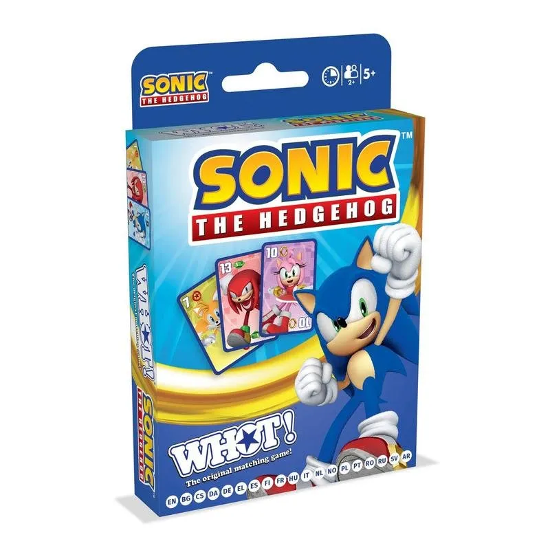 Gioco di carte Winning Moves WHOT! Sonic per 2 o più giocatori