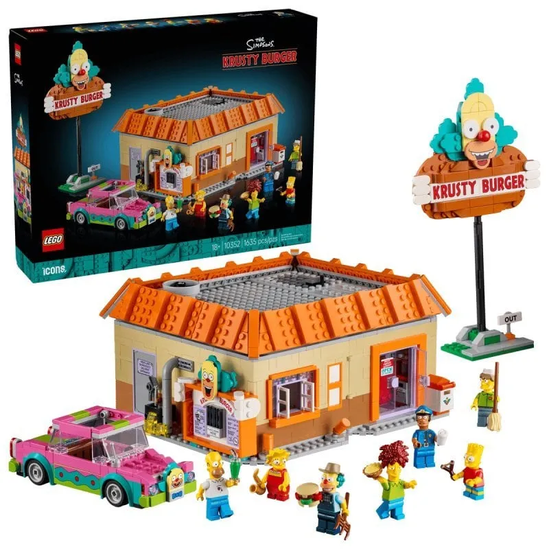 LEGO Icons The Simpsons Krusty Burger 10352 1635 pezzi