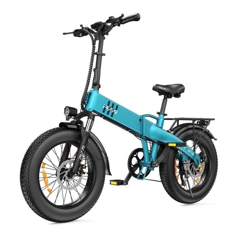 Bicicletta Elettrica Pixar F2 250W 48V 15Ah Freno a Disco Verde