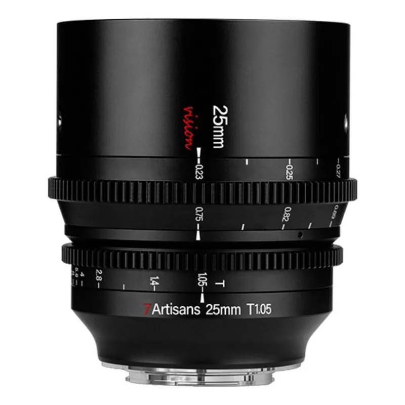 Obiettivo 7Artisans Vision 25mm T1.05 Attacco Canon RF Nero