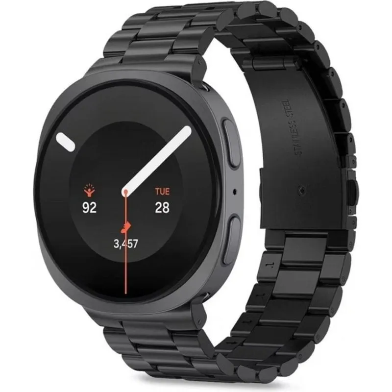 Cinturino Tech-Protect in Acciaio Inox per Samsung Galaxy Watch 8 9 Nero