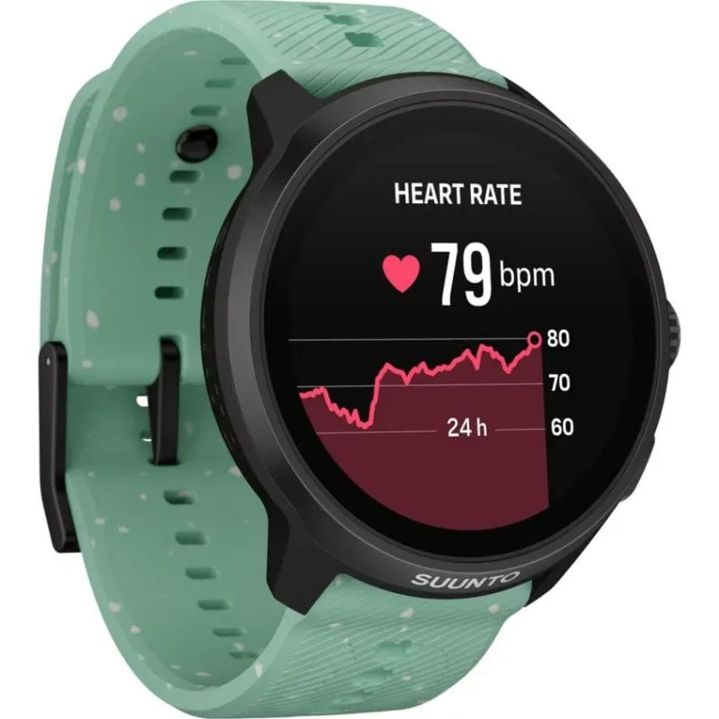 Suunto Run 2 Bluetooth GPS 46mm Aloe Green Cinturino Verde Taglia Unica
