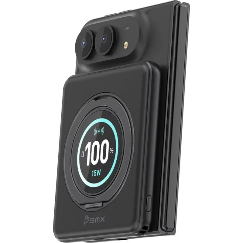 Power Bank Rant BMX SolidSafe Duo 5000 mAh 20 W MagSafe Qi2 Nero