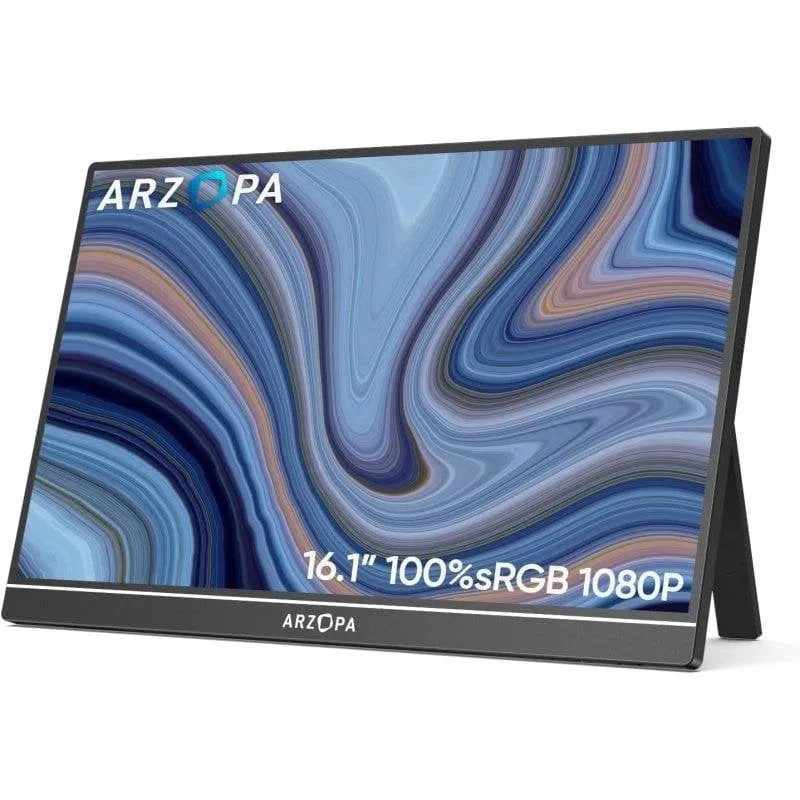Monitor PC Arzopa Z1C 16.1" Full HD 144Hz IPS HDR10 Altoparlanti
