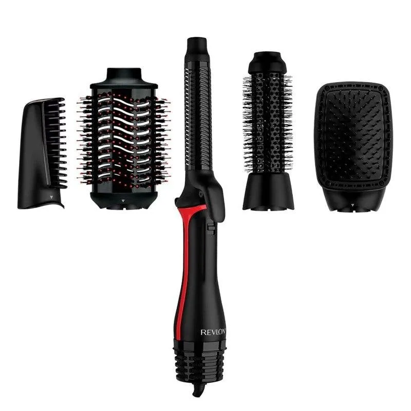 Multistyler Revlon One-Step Blow-Dry Multi Air Styler 5 in 1 Ceramica 4 Temperature Nero