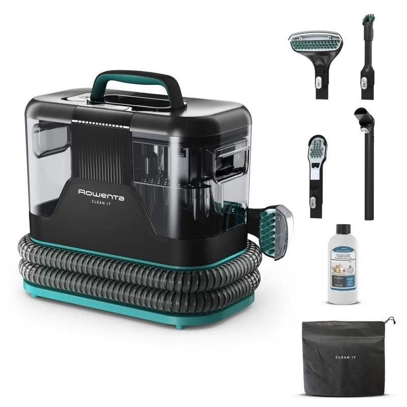 Aspirapolvere senza Sacco Rowenta Clean It IN5020F0 750W 1,5L Acqua Nero Verde Trasparente
