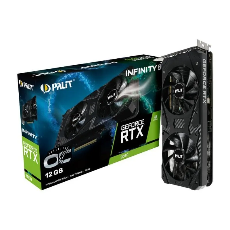 Scheda Grafica Palit GeForce RTX 3060 Infinity 2 OC 12GB GDDR6
