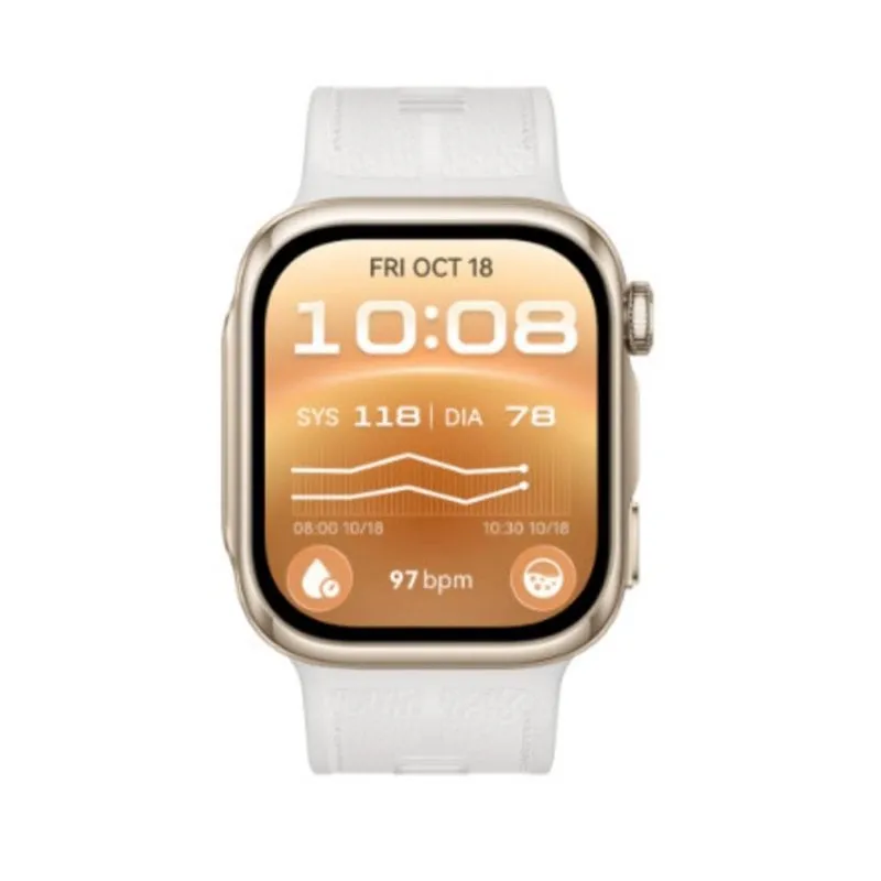Huawei WATCH D3 Bluetooth NFC 40mm Cassa Oro Cinturino Bianco Taglia Unica