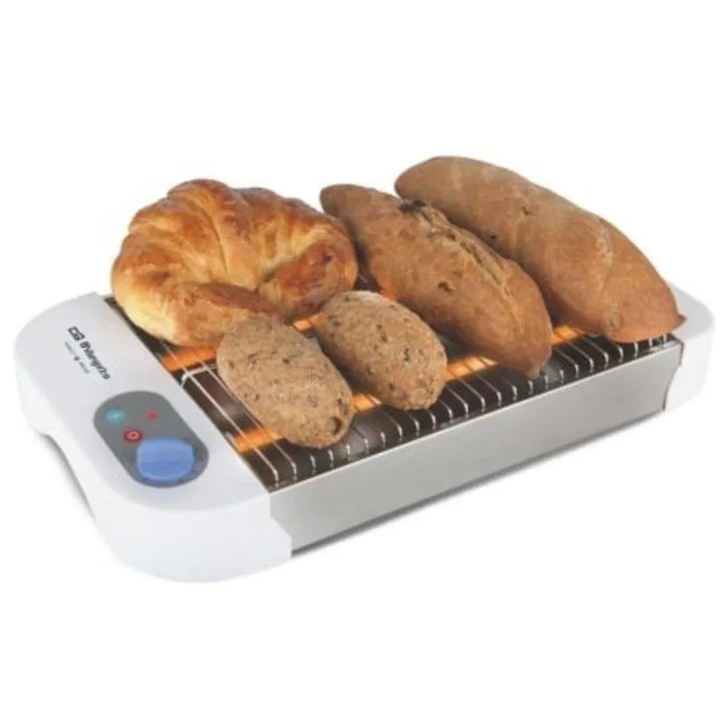 Tostapane piatto Orbegozo TO 1012 600 W 6 livelli Bianco e argento