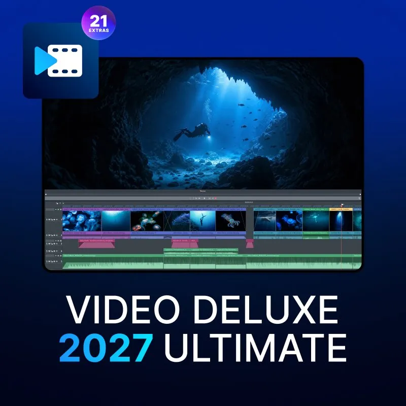 Software Magix Video Deluxe Ultimate Editing Video Effetti IA 4K 8K