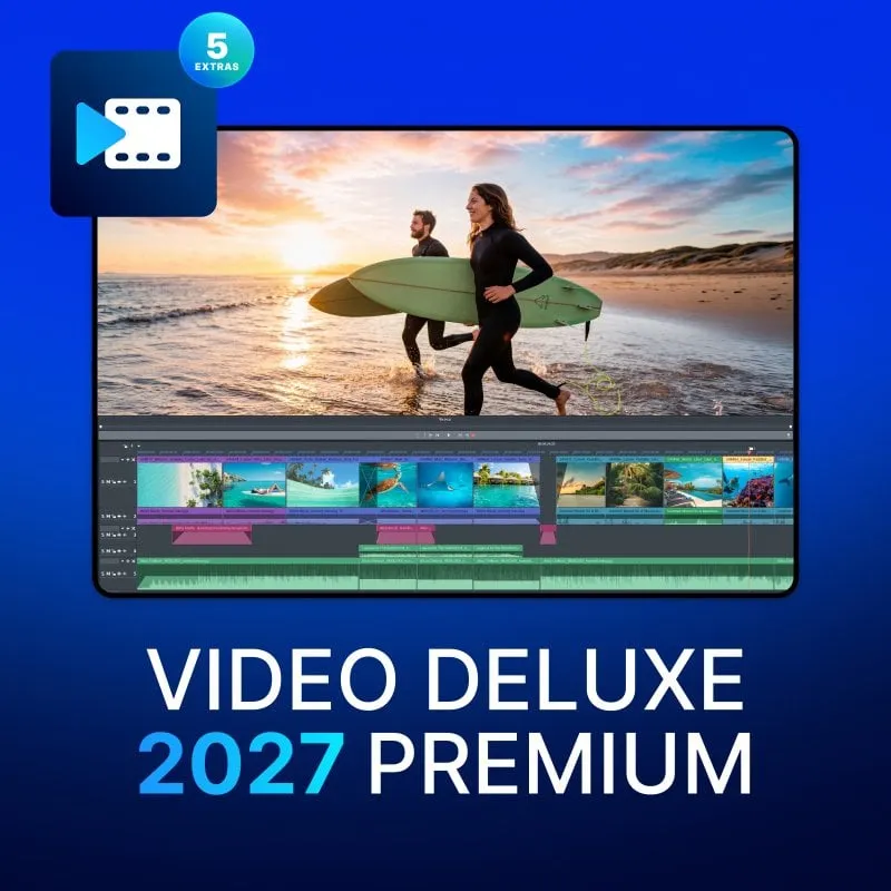 Software Magix Video Deluxe Premium Montaggio Video Effetti IA 4K