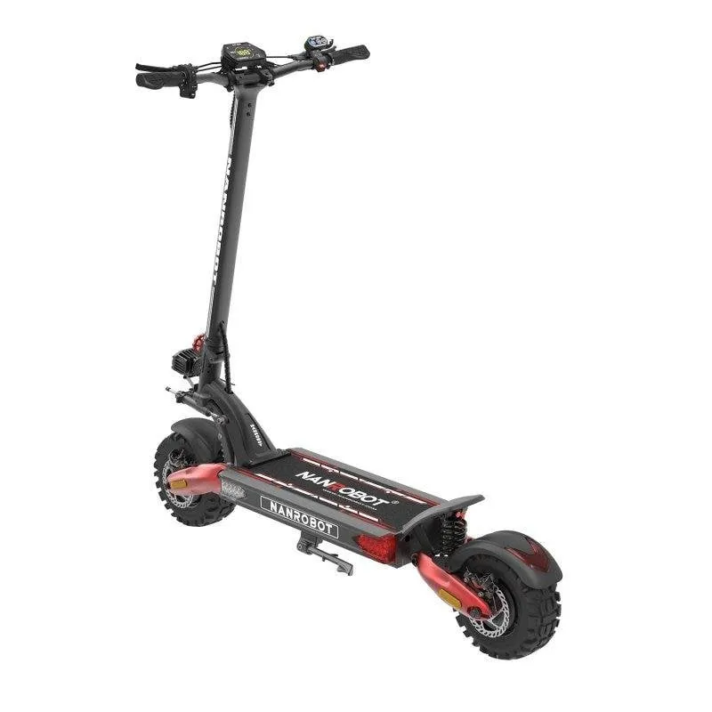 Monopattino elettrico NanRobot LS7+ 6000W Autonomia 100km Pneumatici 11" Sospensioni LED Rosso