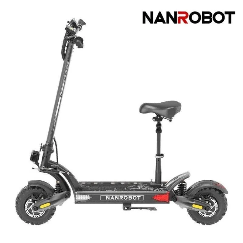 Monopattino elettrico NanRobot LS7+ 6000W Autonomia 100km Pneumatici 11" Freni idraulici Nero