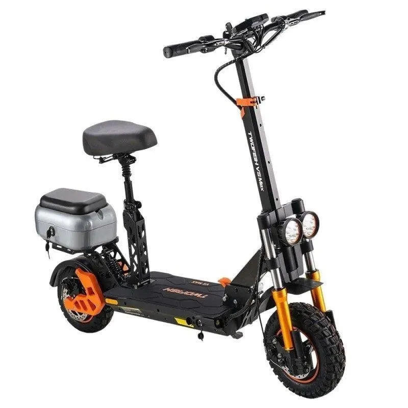Monopattino elettrico Twofish V5 Max 800W Autonomia 45km Pneumatici off-road Nero