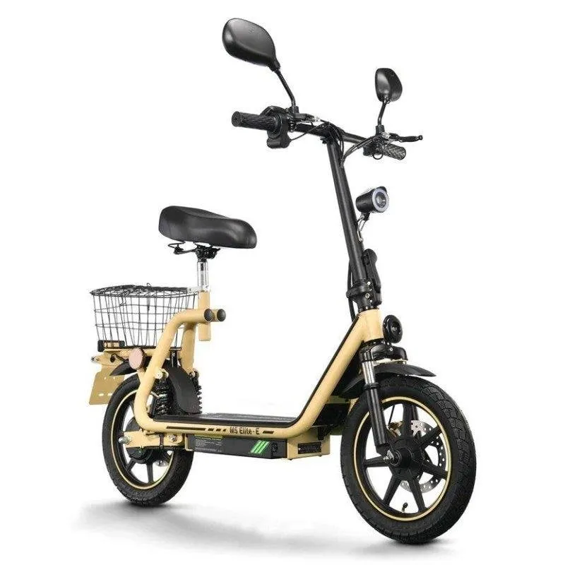 Monopattino elettrico Twofish M5 Elite-E 500W Autonomia 30km Pneumatici 14" Nero