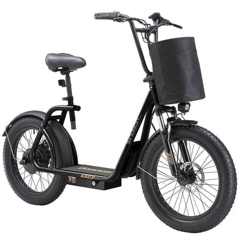 Monopattino elettrico Sinohon K20 500W Autonomia 60km Pneumatici 20x3,0 Freni a disco IPX4