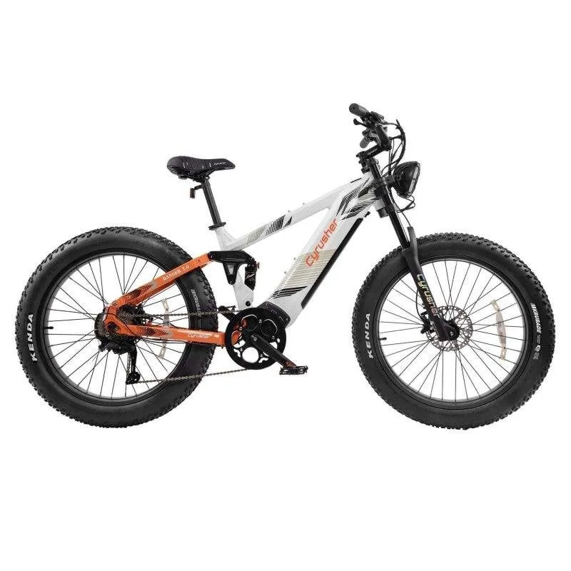 Bicicletta Elettrica da Montagna Cyrusher Ranger 2.0 52V 20Ah Bianco