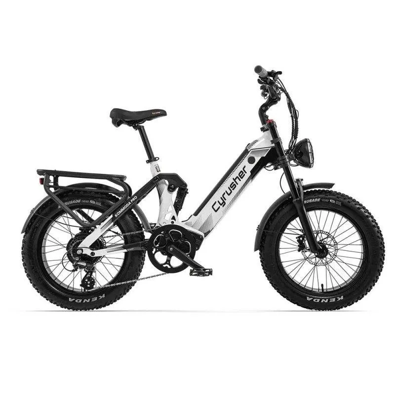 Velo elettrico Cyrusher Kommoda Pro con pneumatici fat
