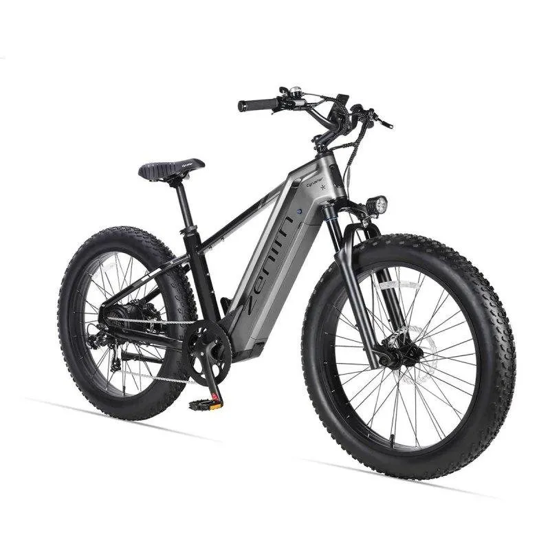 Bicicletta Elettrica Cyrusher Zenith Fat Tire 52V 15Ah Grigio Potente