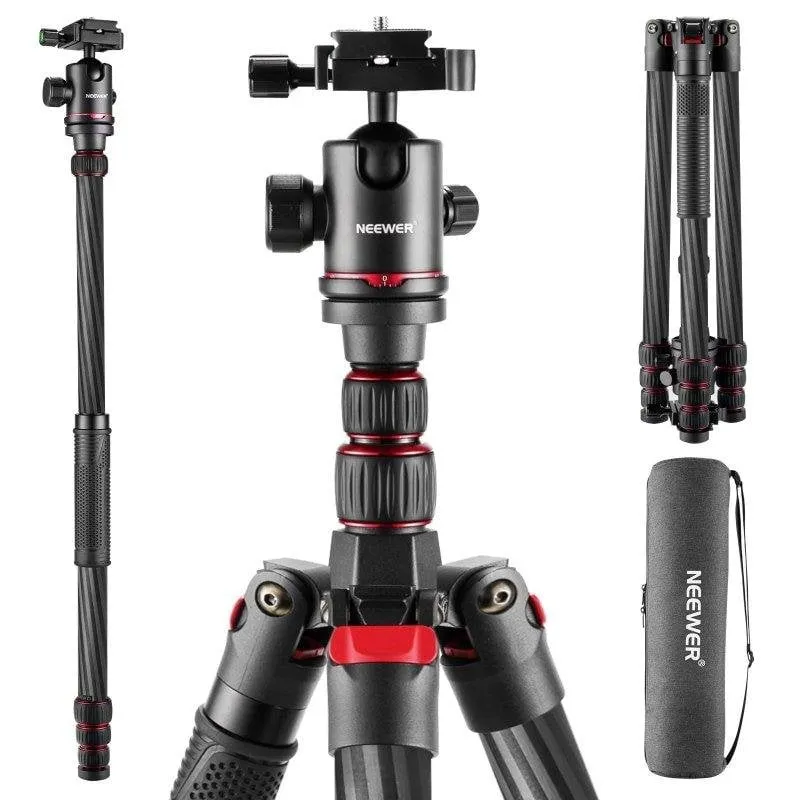 Tripod Neewer N55cr Ferro carbonio 205 cm 360°