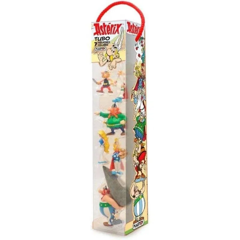 Tub Plastoy Asterix - 7 Figurine Village Gaul