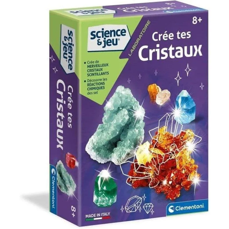 Kit di Scienze Clementoni Create Your Crystals - Coltiva i Cristalli