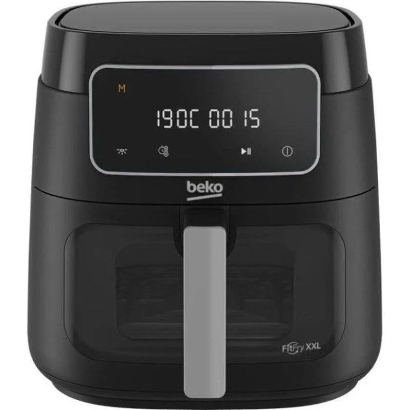 Friggitrice ad Aria Beko FRL3374B Finestra 7,6L 1750W 8 Programmi Nera