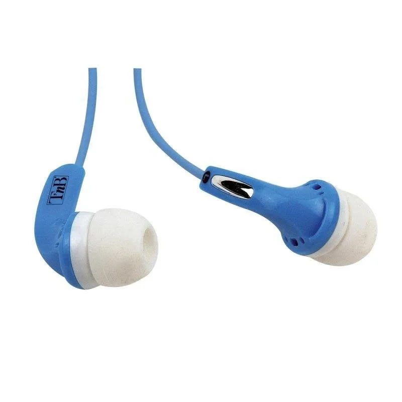 Auricolari TnB Fizz con filo jack 3,5 mm musica colore blu