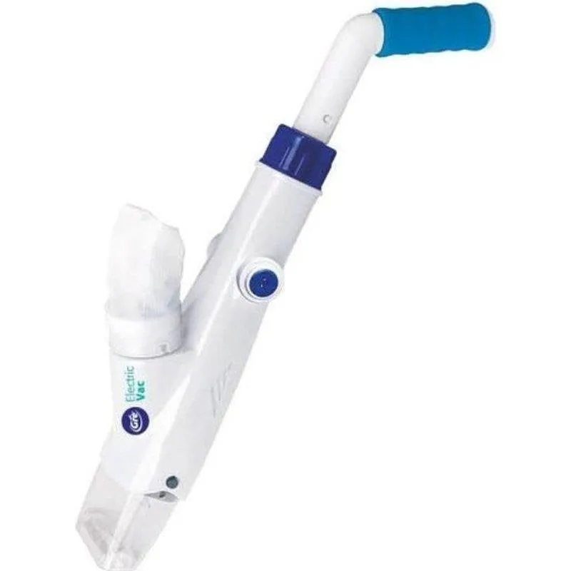 Aspiratore Gre Pool & Spa Vac 9,6V cordless leggero con vaschetta trasparente