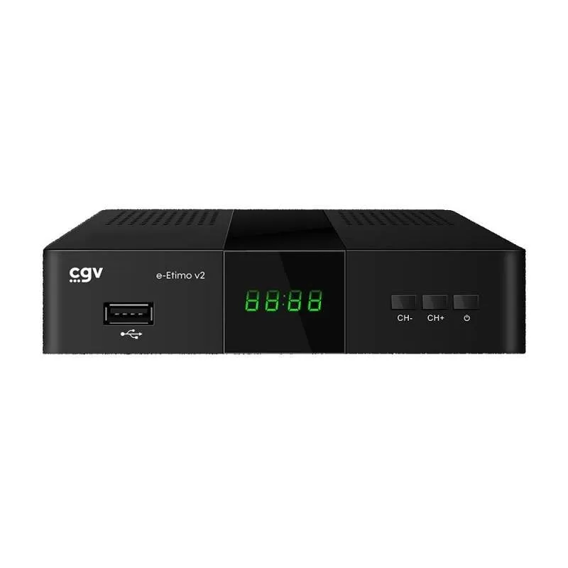 Ricevitore CGV e-Etimo V2 DVB-T2 HD USB Registratore Time Shifting