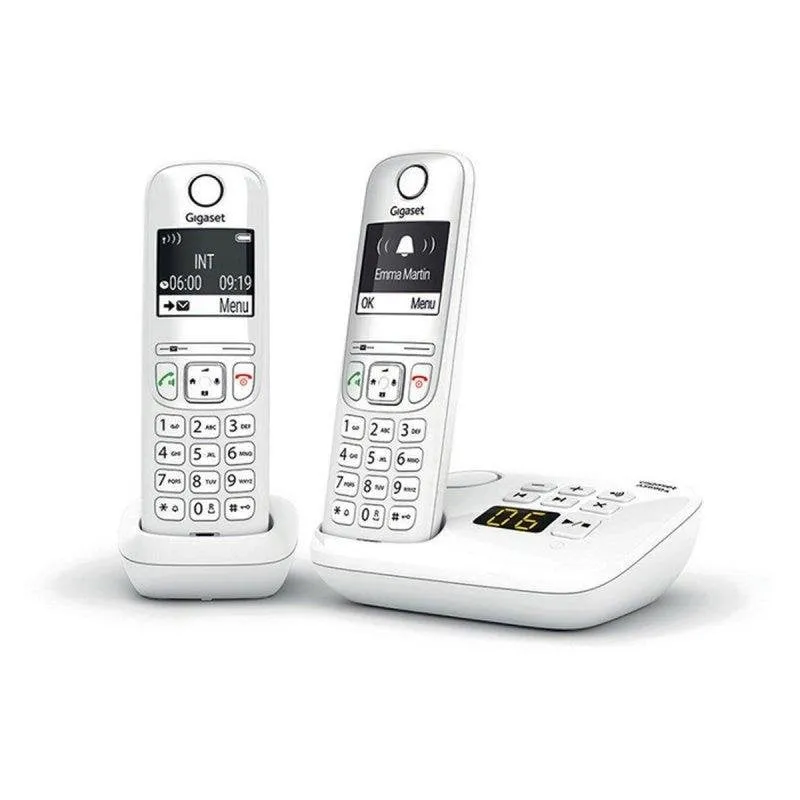 Telefono fisso DECT Gigaset AS690 A Duo Bianco