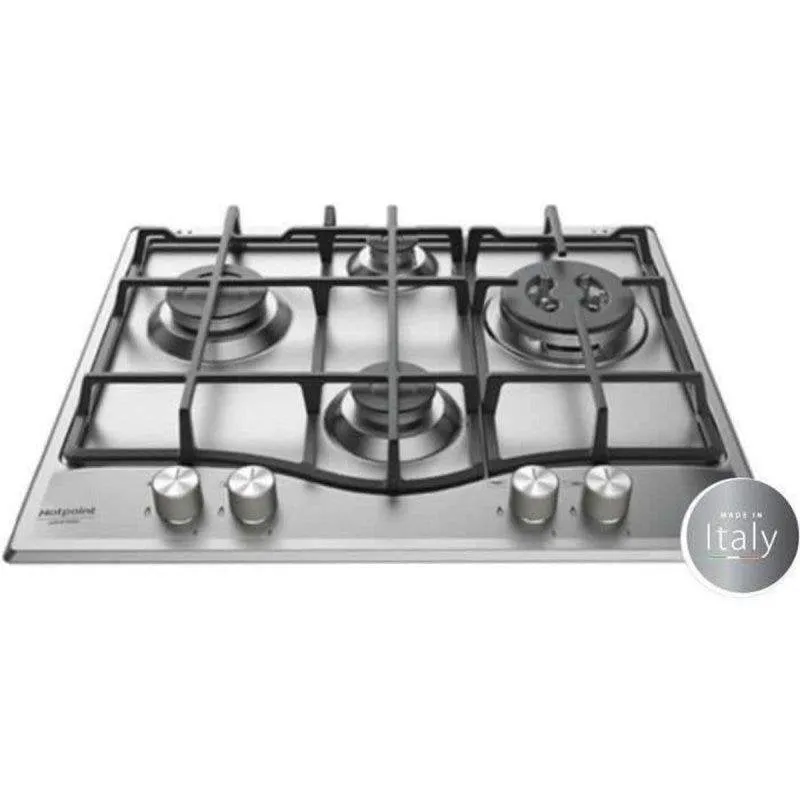 Piastra cottura gas Hotpoint PCN 641 T/IX/HA 60 cm