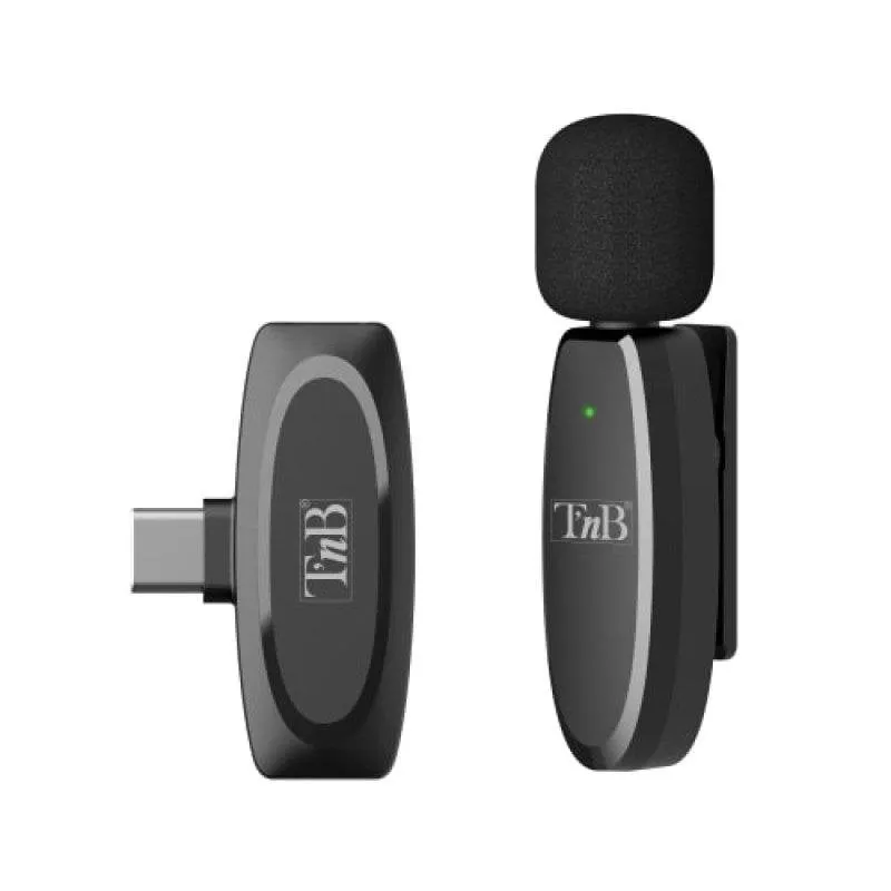 Microfono TnB INLAPMICWL USB-C omnidirezionale wireless 20 m