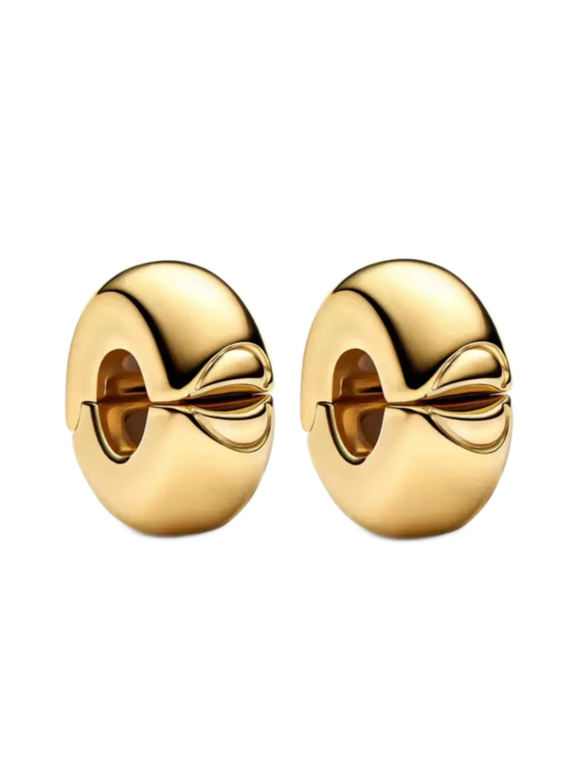 WEIMU Charms Gold Stopper 925 Argento Sterling per Braccialetti, Ciondolo Distanziale per Braccialetti a Perline, Distanziale per Ciondolo, m, Argento sterling, Zirconie sintetico