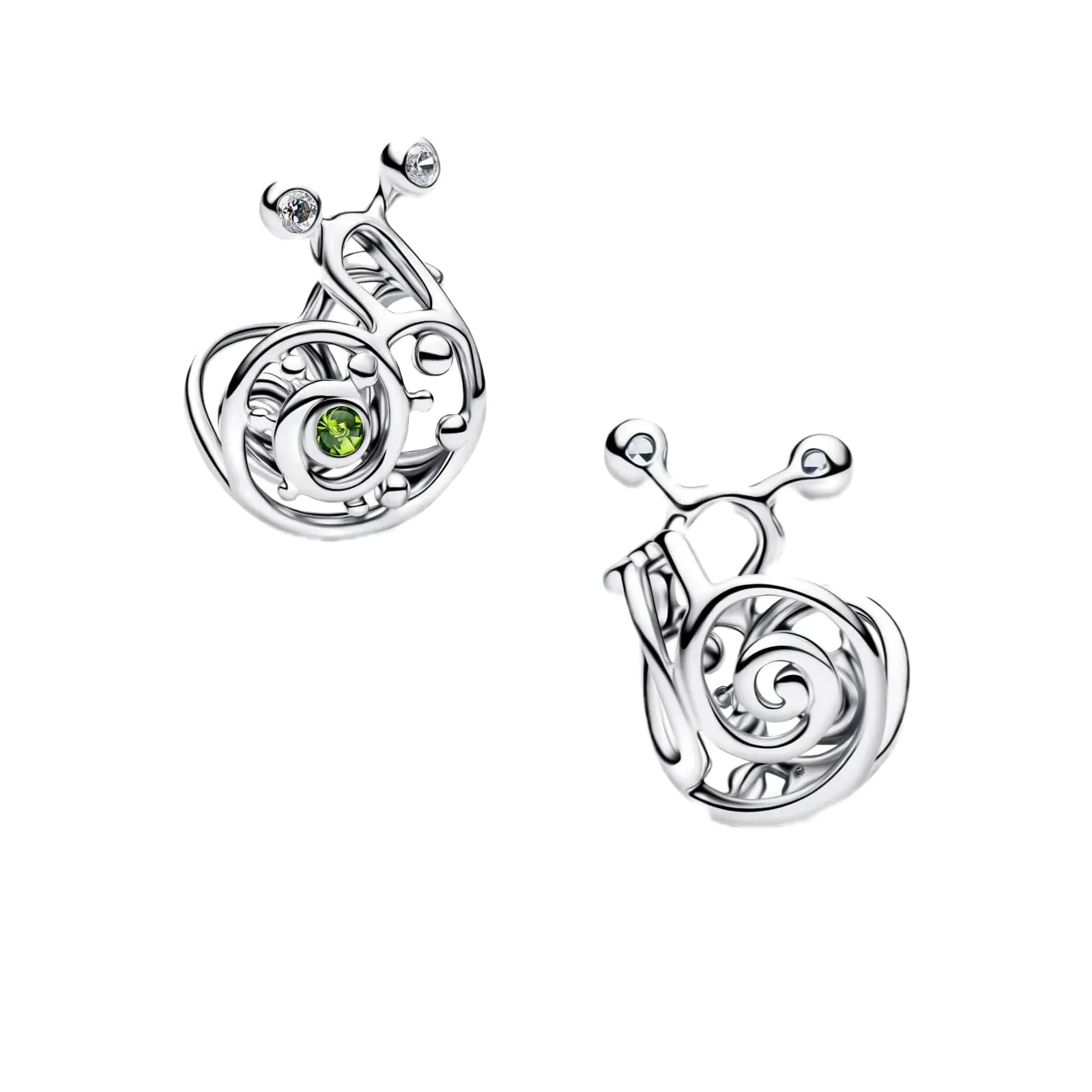 WEIMU Charms in Argento Sterling S925 per Braccialetti, Ciondolo Stopper, Beads Charms, Compatibile con Braccialetti e Collane Europei per Donne, m, Argento sterling, Zirconie sintetico