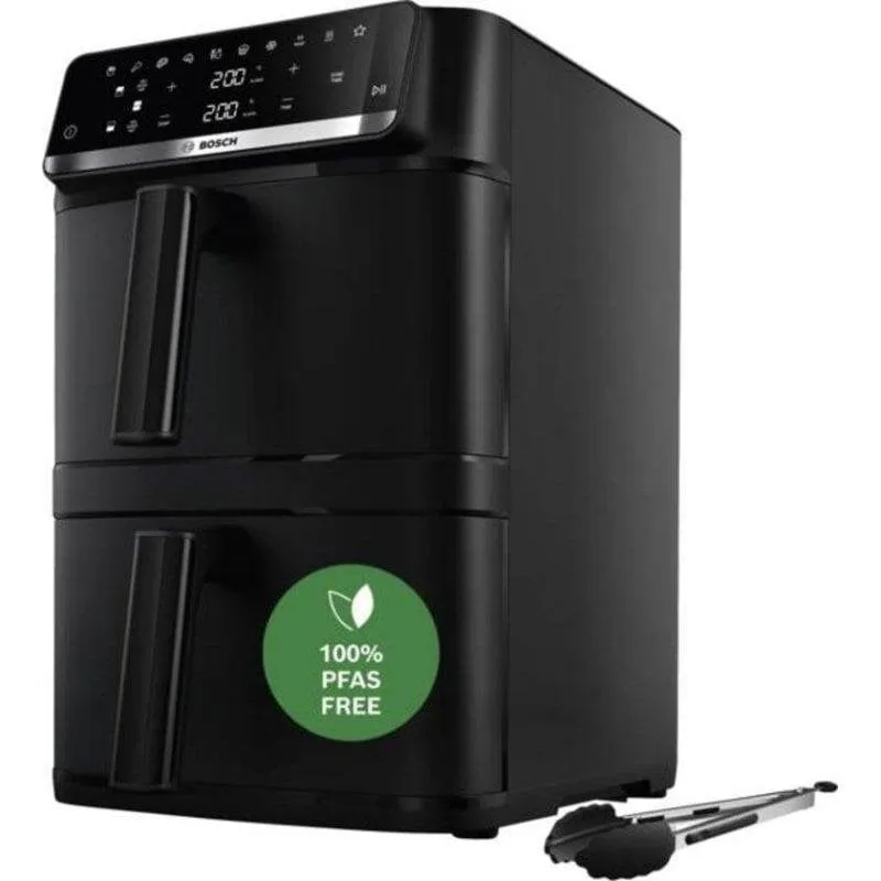 Friggitrice ad Aria Bosch Serie 6 MAFD661B7 Doppio Cestello 12 L 2800 W