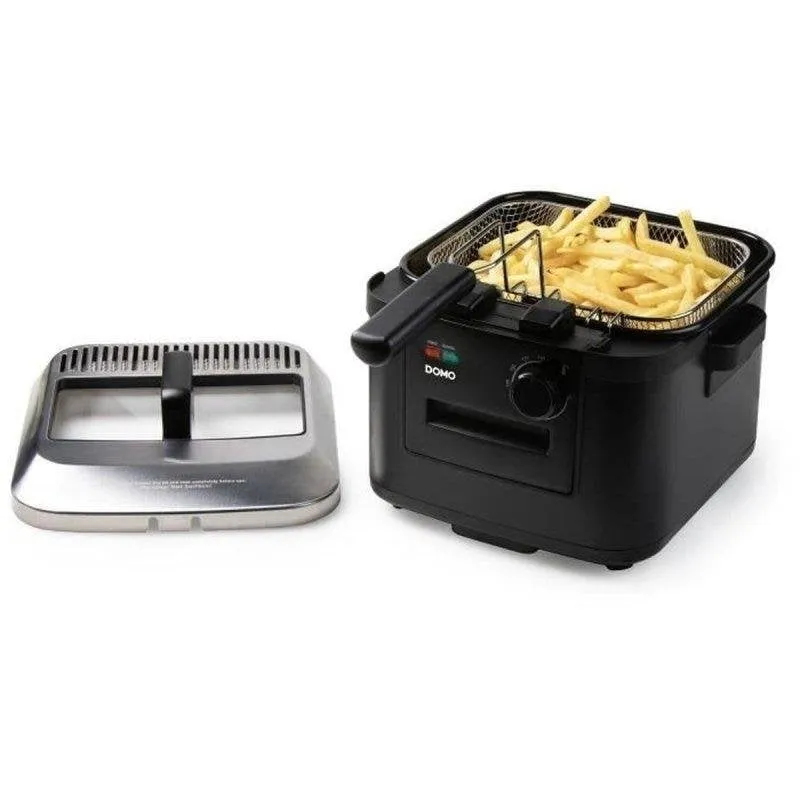 Friggitrice Domo DO545FR con Finestra 4 L 2000 W e Zona Fredda