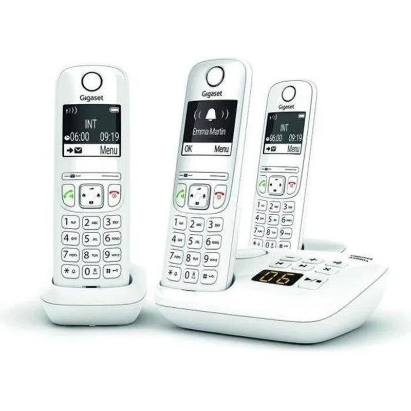 Telefono fisso senza fili Gigaset AS690 A Trio con 3 auricolari