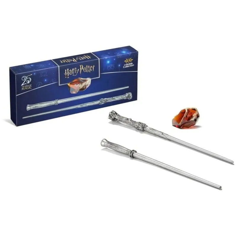 Set Replica Bacchette e Pietra Filosofale Harry Potter Wizarding World