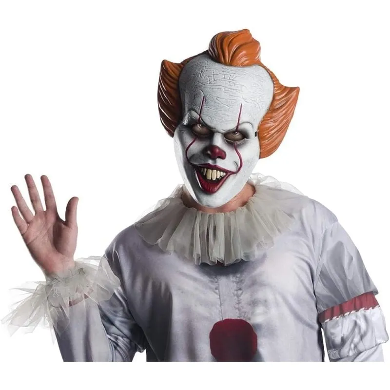 Maschera Pennywise Rubies Adulto PVC Ufficiale Warner Bros Dettagli Realistici