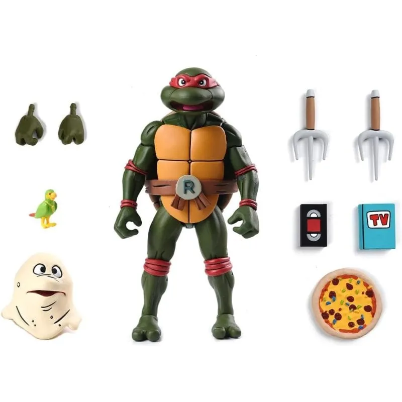 Action Figure Ultimate Raphael Is Cool But Rude TMNT NECA 18 cm snodabile