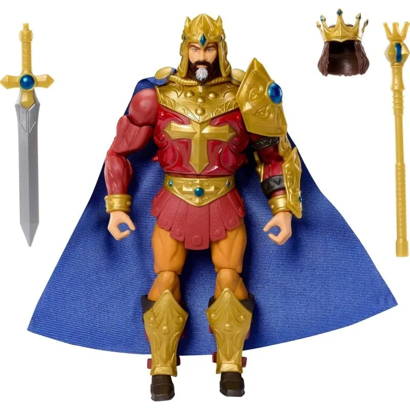 Figura King Randor Masterverse Masters of the Universe articolata 19 cm
