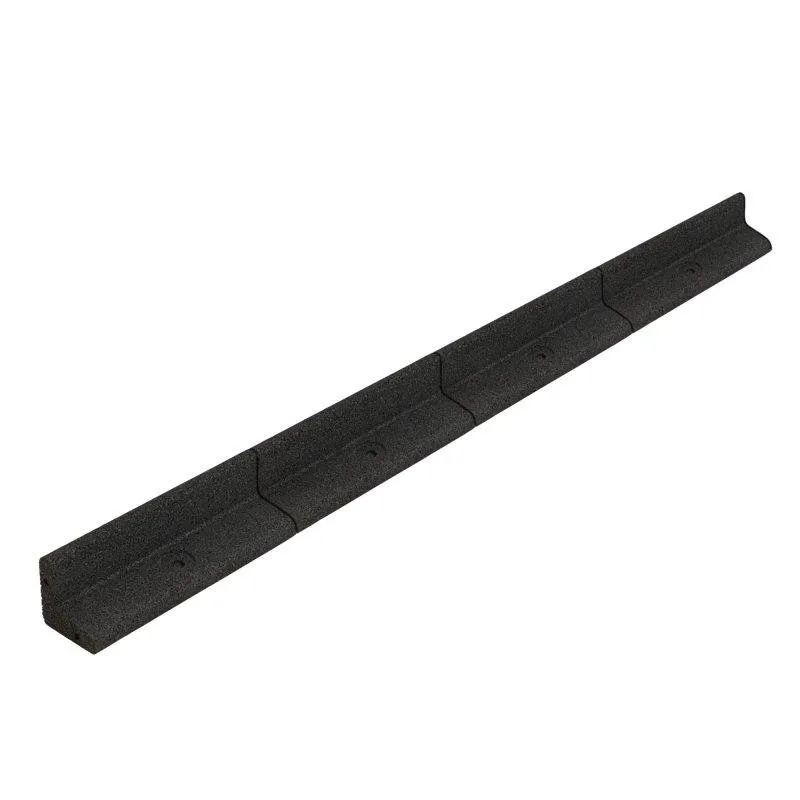 Bordo giardino flessibile MonsterShop 55,2 m Nero