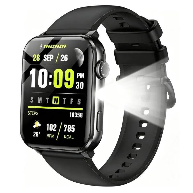 Blackview Watch Bluetooth 1,91'' Nero Podometro Monitor SpO2 Attività